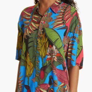 FARM Rio Totally Tuiuiu Oversize Camp Shirt